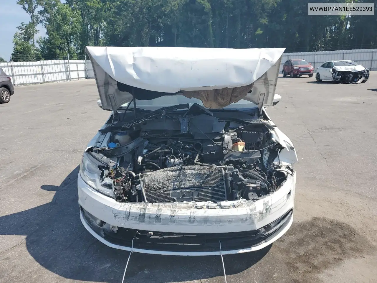 2014 Volkswagen Cc Sport VIN: WVWBP7AN1EE529393 Lot: 62823725