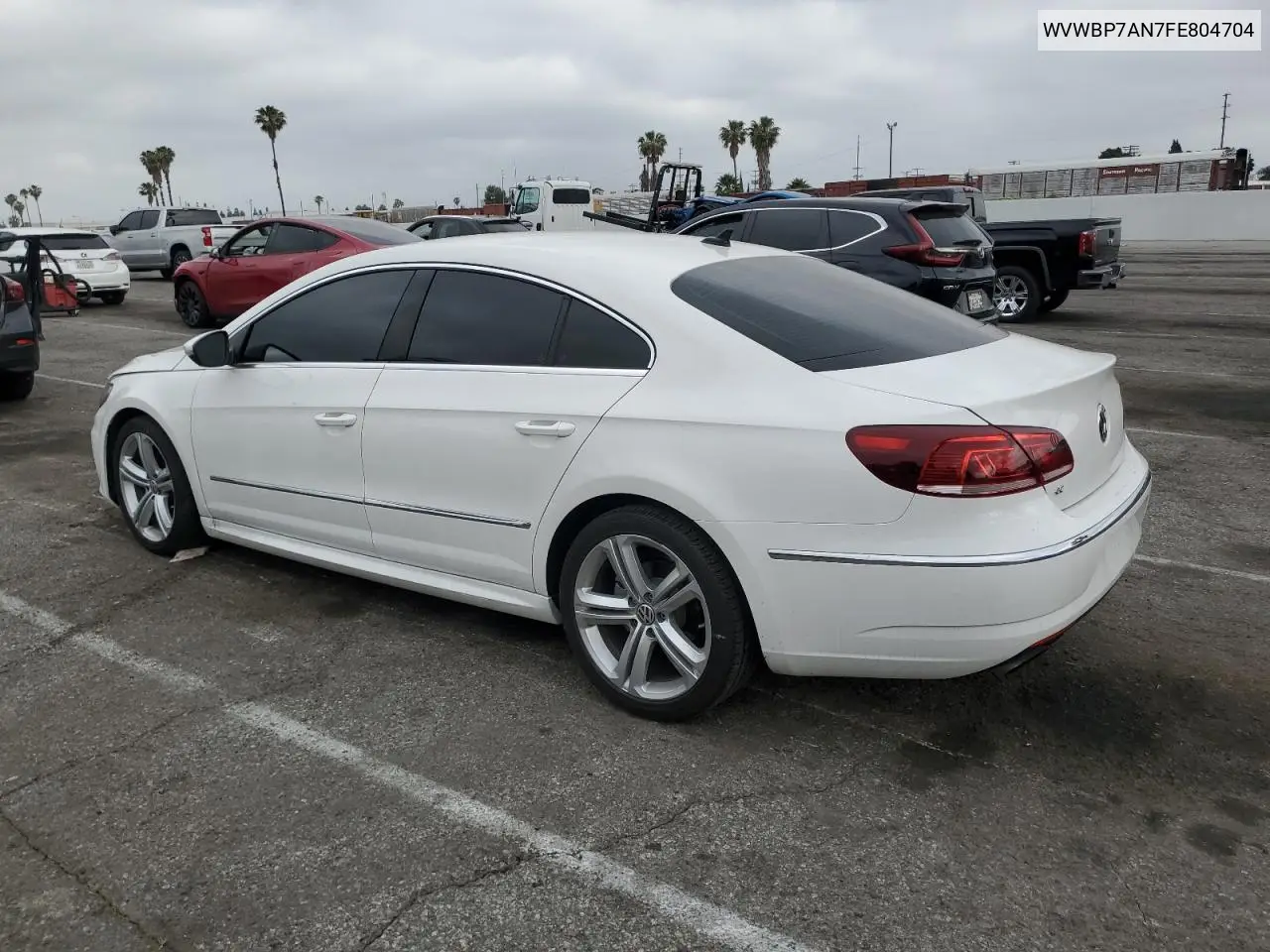 2015 Volkswagen Cc Sport VIN: WVWBP7AN7FE804704 Lot: 56415865