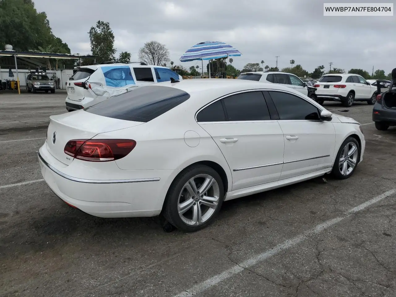 2015 Volkswagen Cc Sport VIN: WVWBP7AN7FE804704 Lot: 56415865