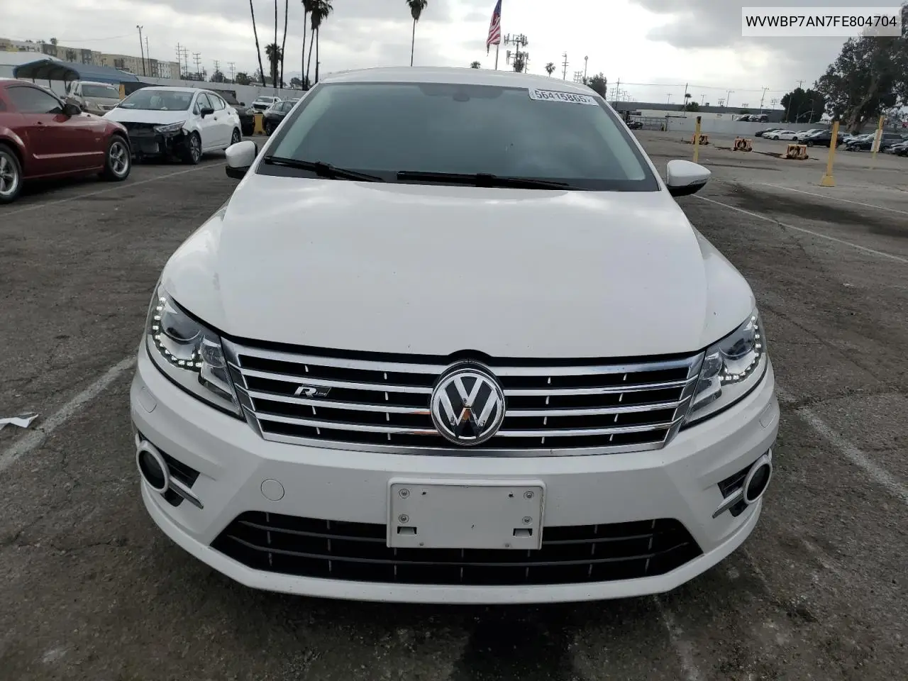 2015 Volkswagen Cc Sport VIN: WVWBP7AN7FE804704 Lot: 56415865