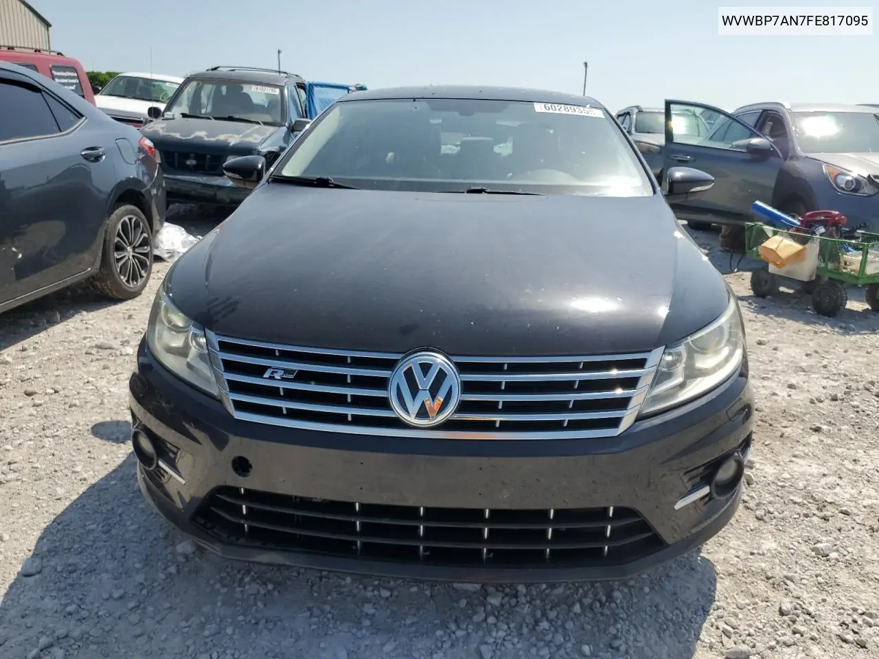 2015 Volkswagen Cc Sport VIN: WVWBP7AN7FE817095 Lot: 60289355