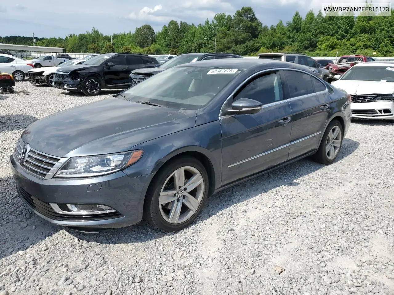2015 Volkswagen Cc Sport VIN: WVWBP7AN2FE815173 Lot: 62362675