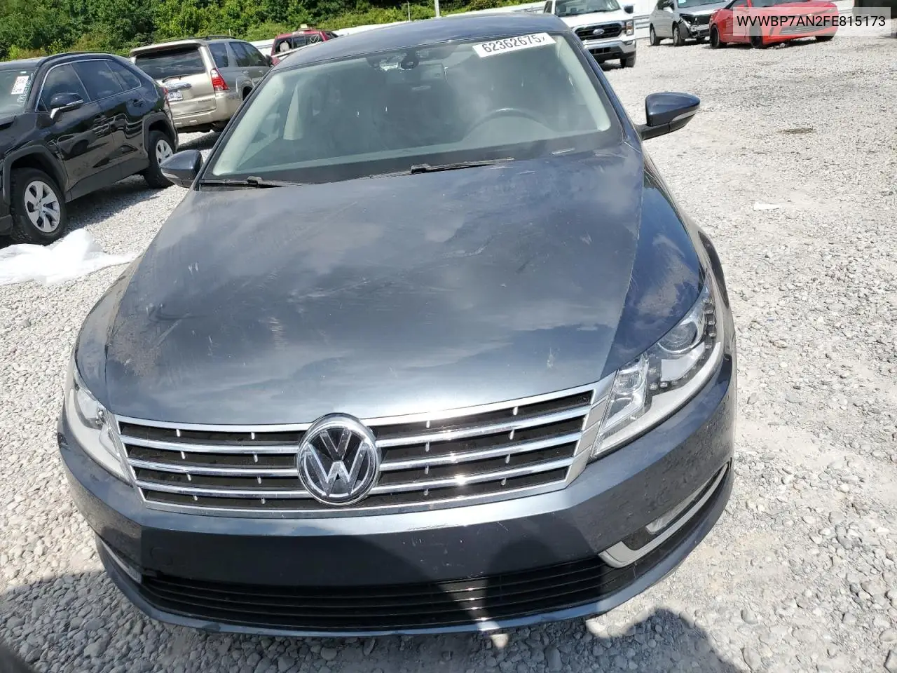 2015 Volkswagen Cc Sport VIN: WVWBP7AN2FE815173 Lot: 62362675