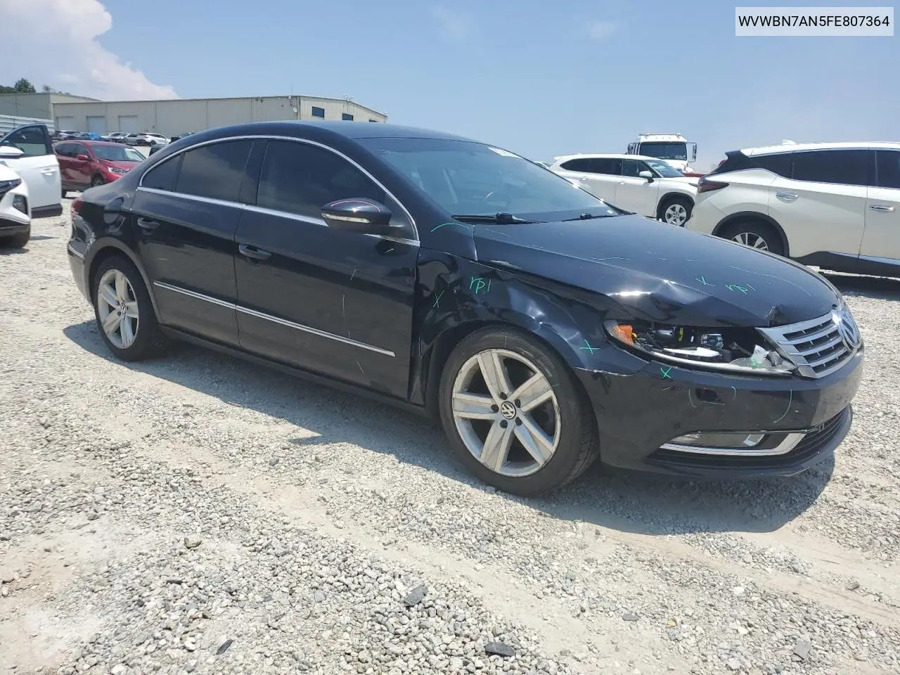 2015 Volkswagen Cc Sport VIN: WVWBN7AN5FE807364 Lot: 62386675