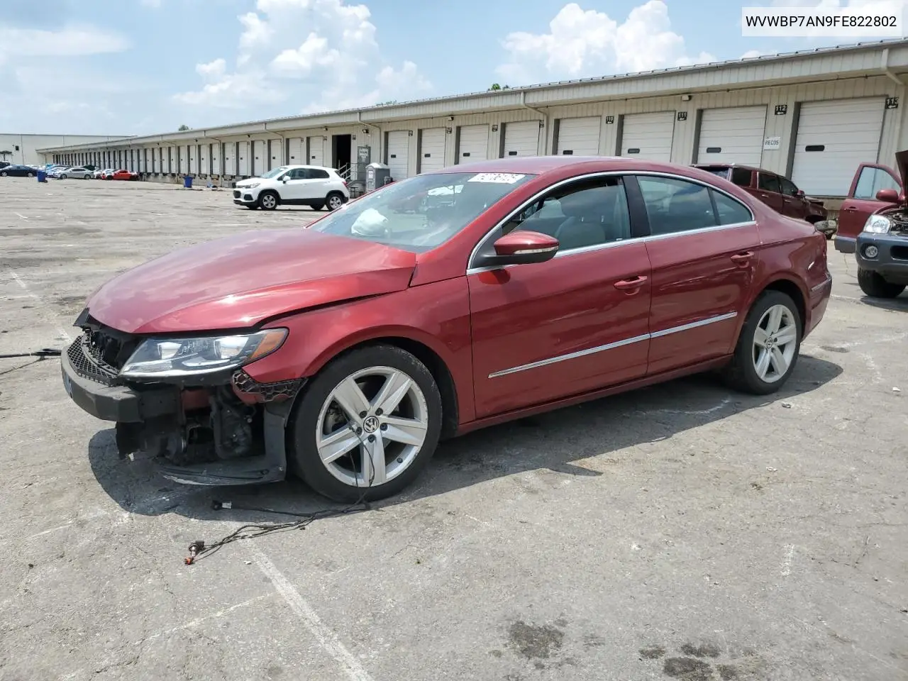 2015 Volkswagen Cc Sport VIN: WVWBP7AN9FE822802 Lot: 62706125
