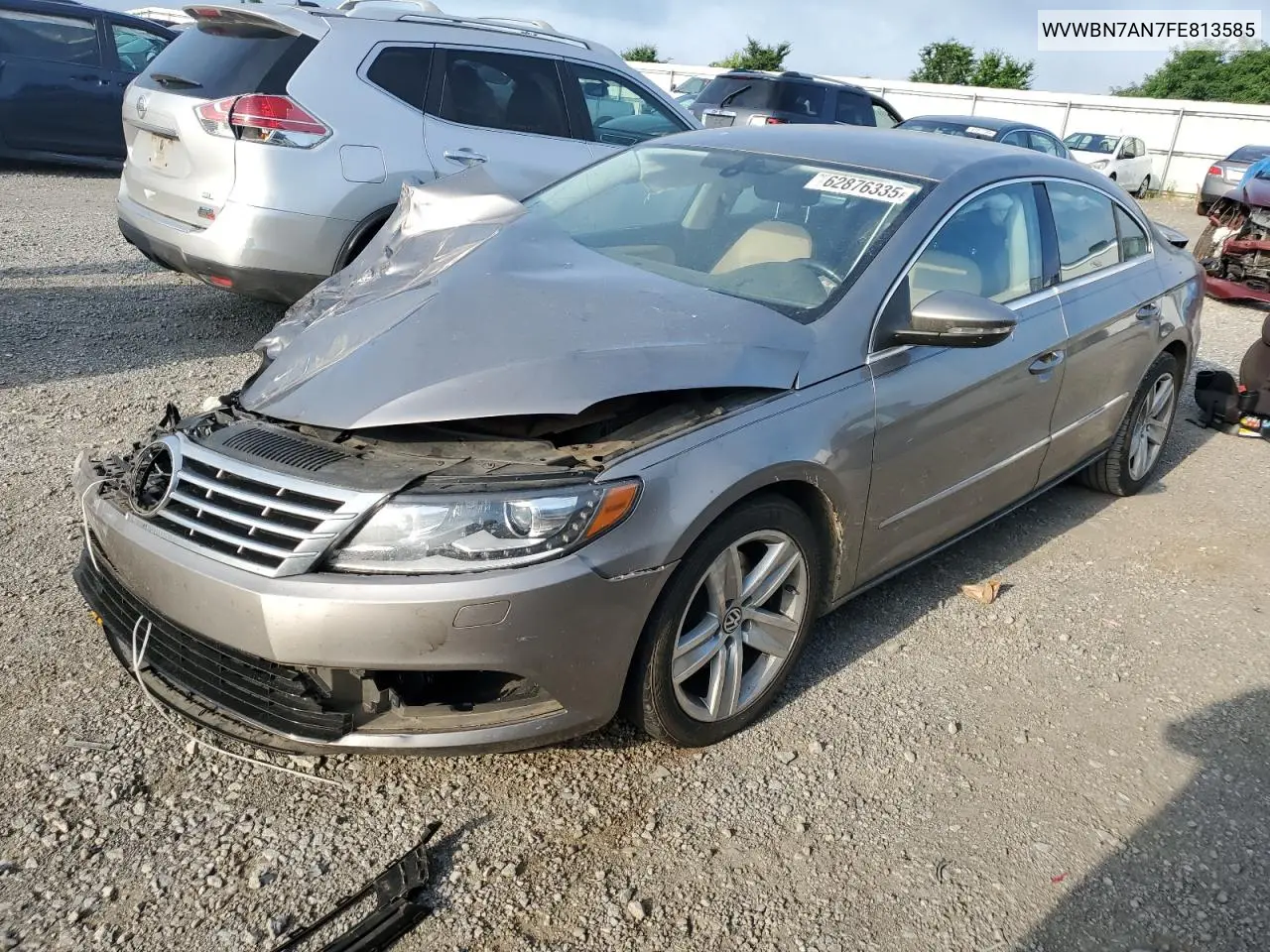 2015 Volkswagen Cc Sport VIN: WVWBN7AN7FE813585 Lot: 62876335