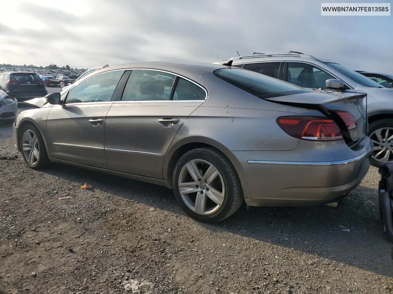 2015 Volkswagen Cc Sport VIN: WVWBN7AN7FE813585 Lot: 62876335