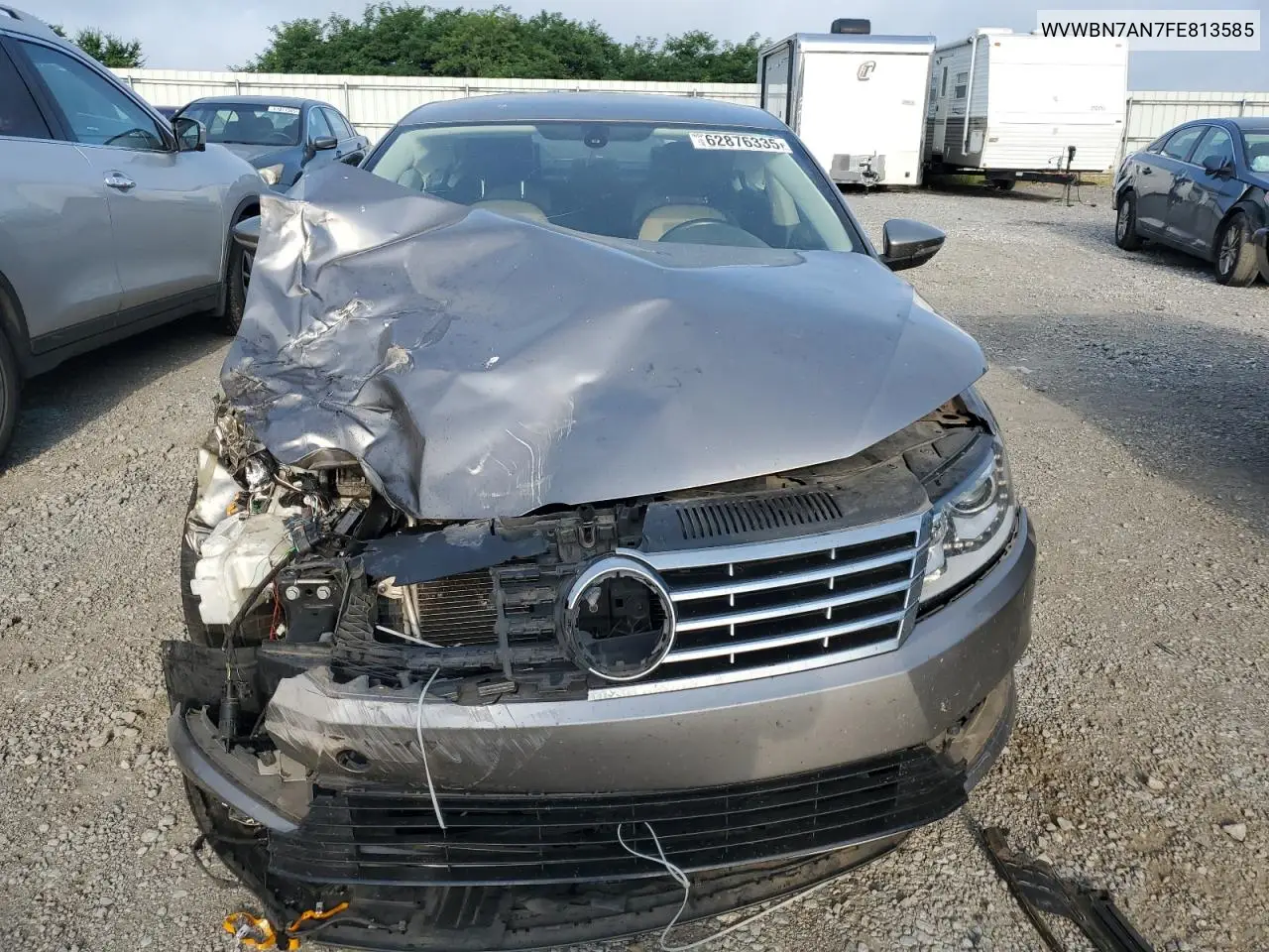 2015 Volkswagen Cc Sport VIN: WVWBN7AN7FE813585 Lot: 62876335