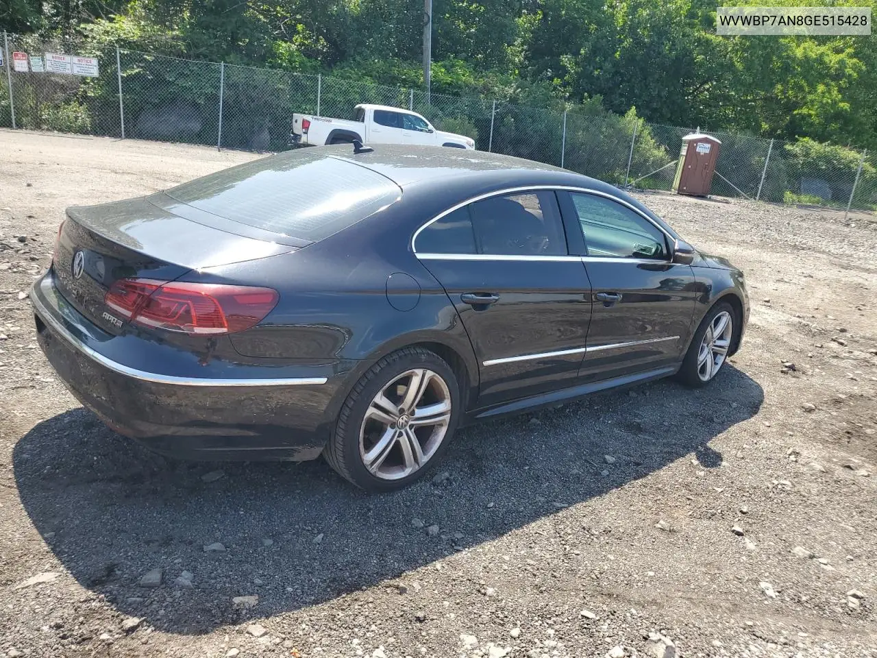 2016 Volkswagen Cc Base VIN: WVWBP7AN8GE515428 Lot: 61590815