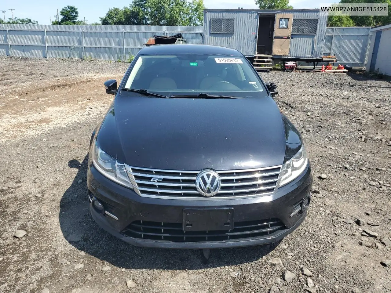 2016 Volkswagen Cc Base VIN: WVWBP7AN8GE515428 Lot: 61590815