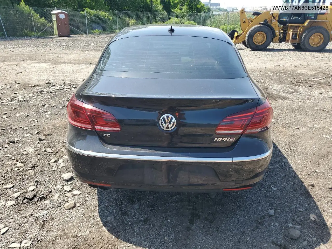 2016 Volkswagen Cc Base VIN: WVWBP7AN8GE515428 Lot: 61590815