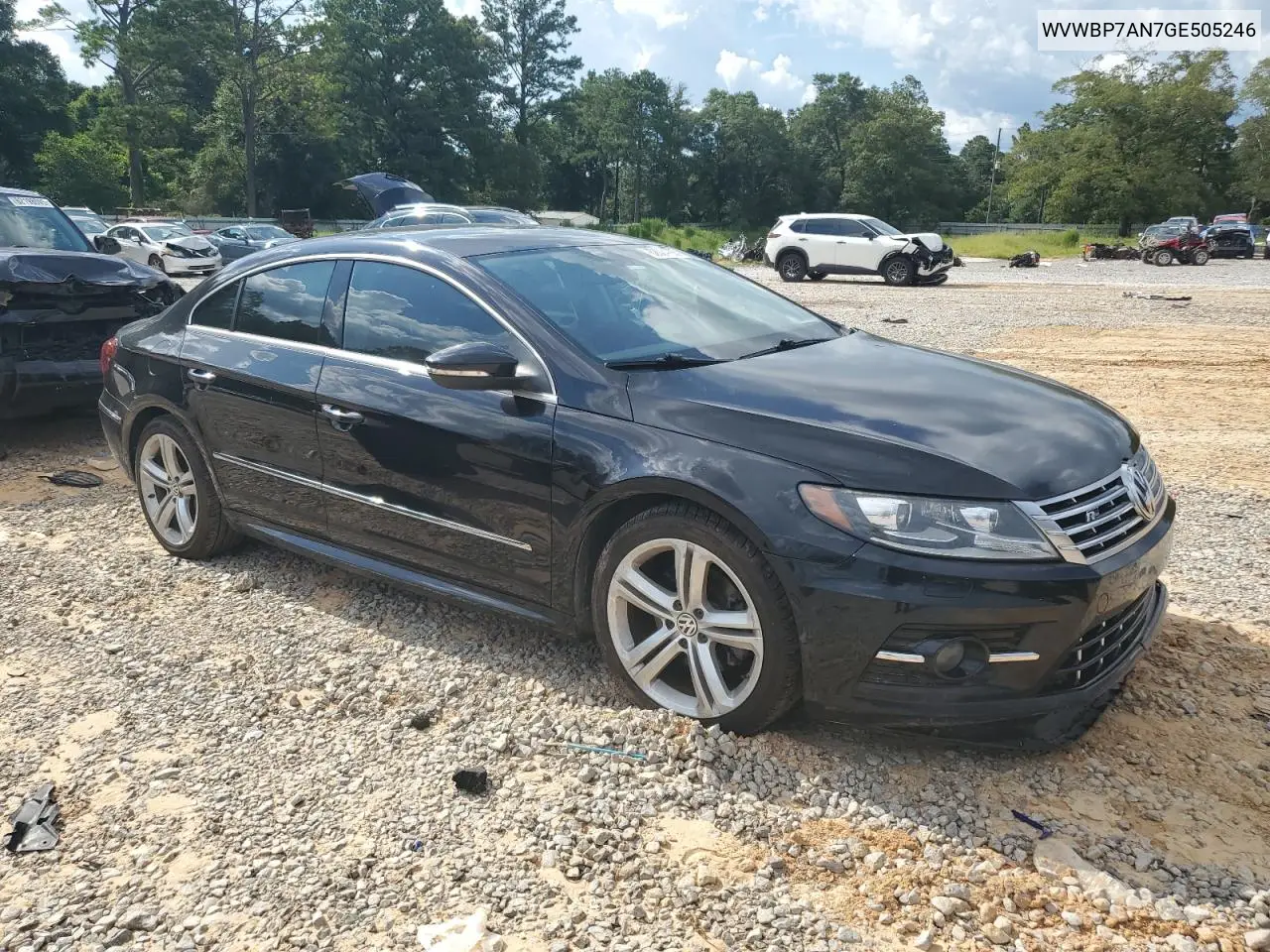 2016 Volkswagen Cc Base VIN: WVWBP7AN7GE505246 Lot: 62024765