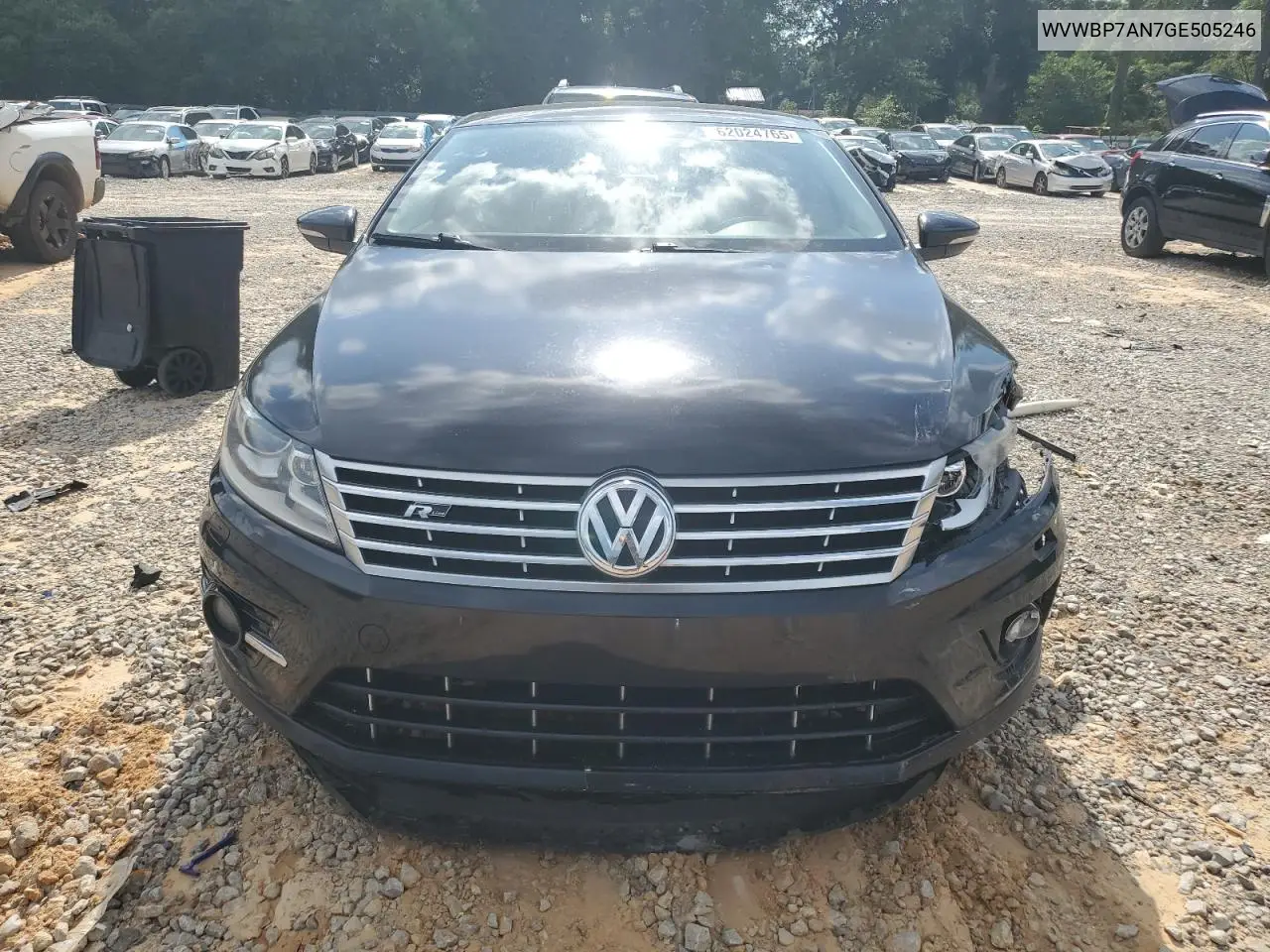 2016 Volkswagen Cc Base VIN: WVWBP7AN7GE505246 Lot: 62024765
