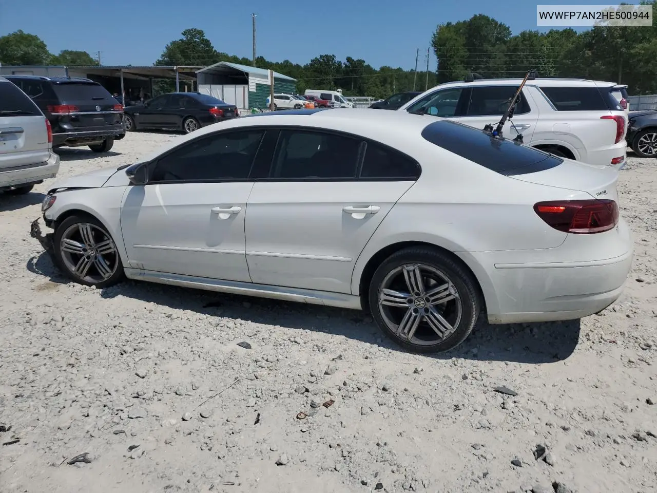 2017 Volkswagen Cc R-Line VIN: WVWFP7AN2HE500944 Lot: 62609465