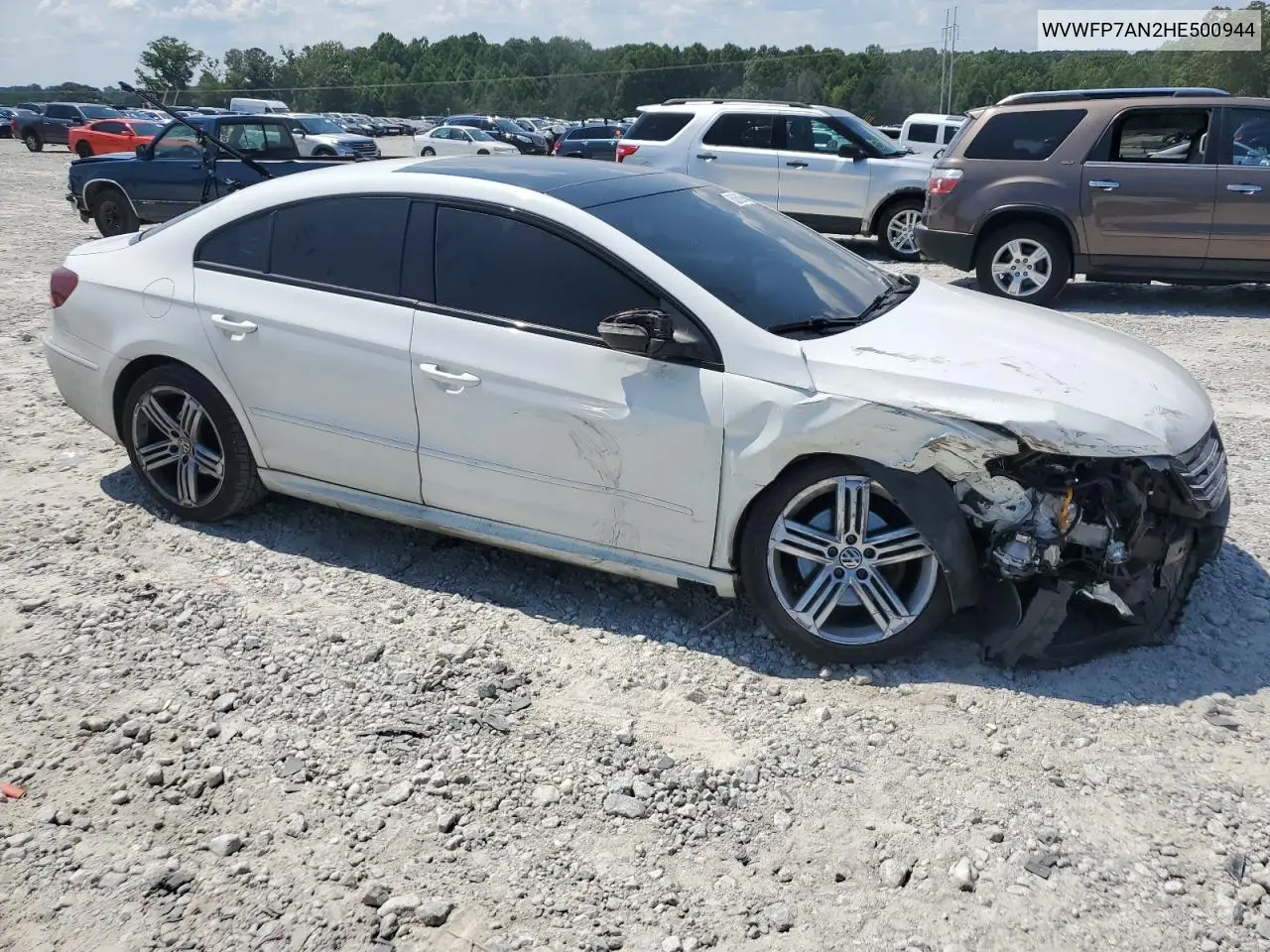 2017 Volkswagen Cc R-Line VIN: WVWFP7AN2HE500944 Lot: 62609465