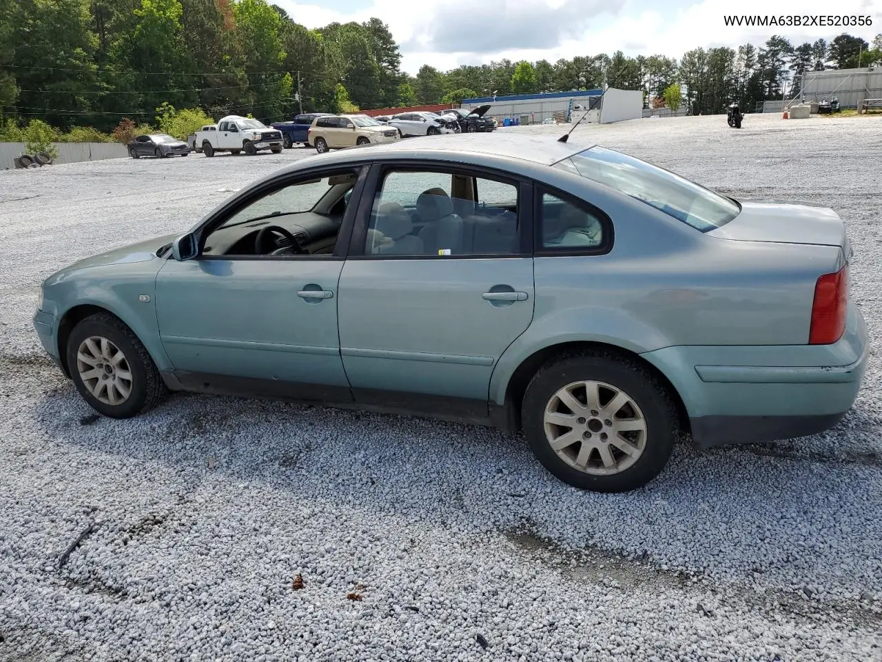 1999 Volkswagen Passat Gls VIN: WVWMA63B2XE520356 Lot: 59873155
