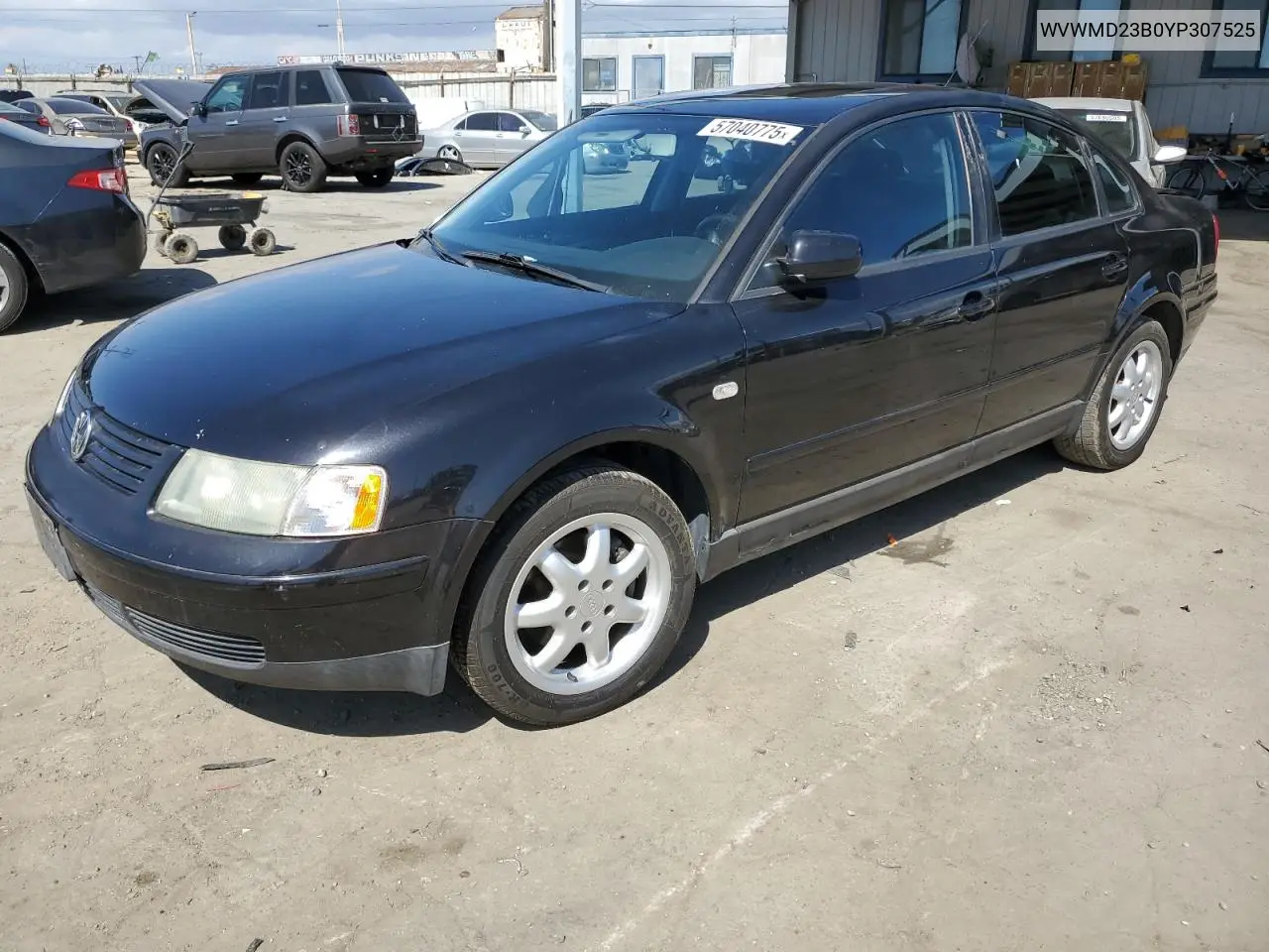 2000 Volkswagen Passat Gls VIN: WVWMD23B0YP307525 Lot: 57040775