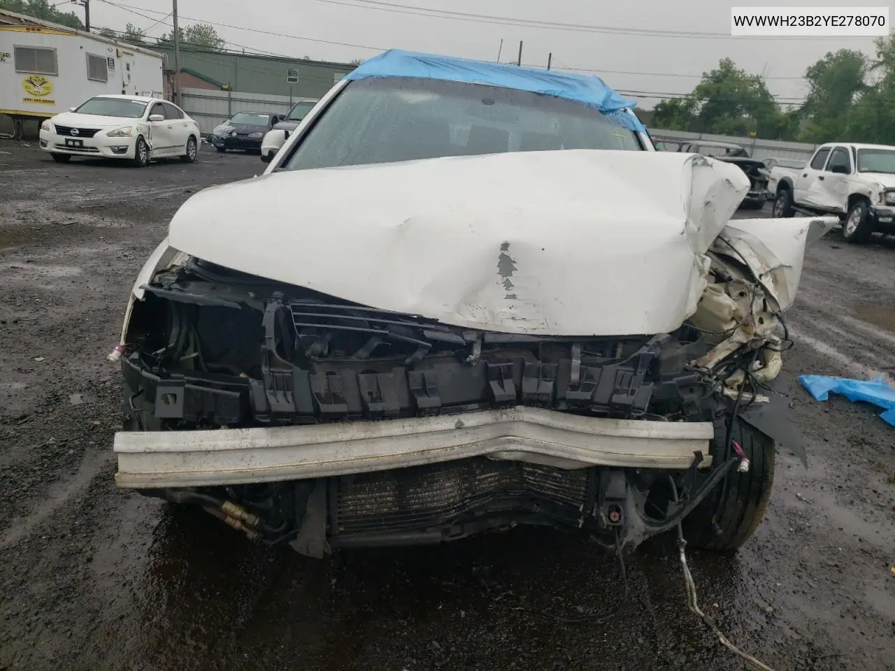 2000 Volkswagen Passat Glx 4Motion VIN: WVWWH23B2YE278070 Lot: 60226375
