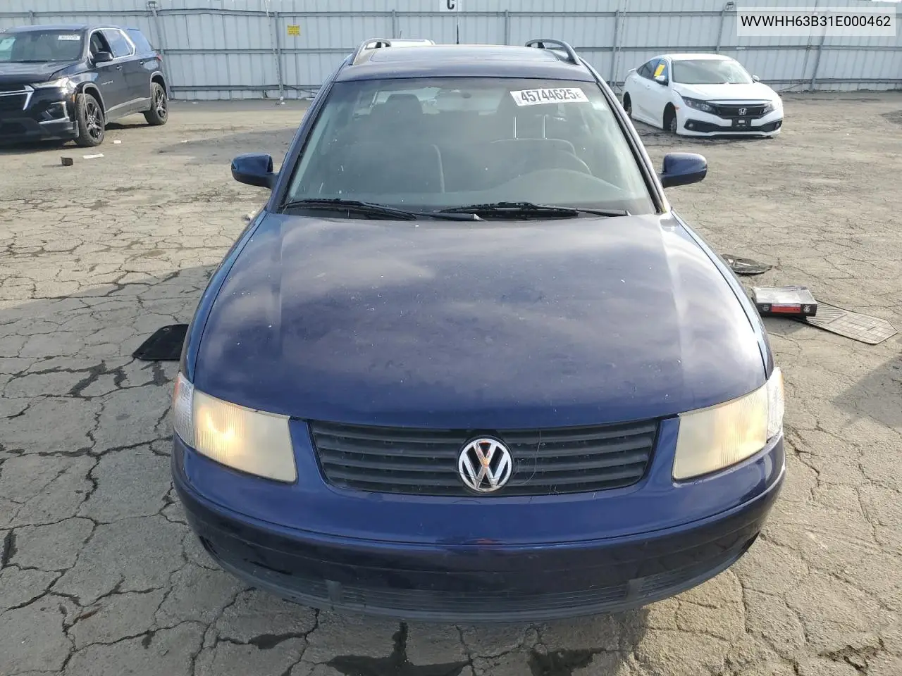 2001 Volkswagen Passat Gls VIN: WVWHH63B31E000462 Lot: 45744625