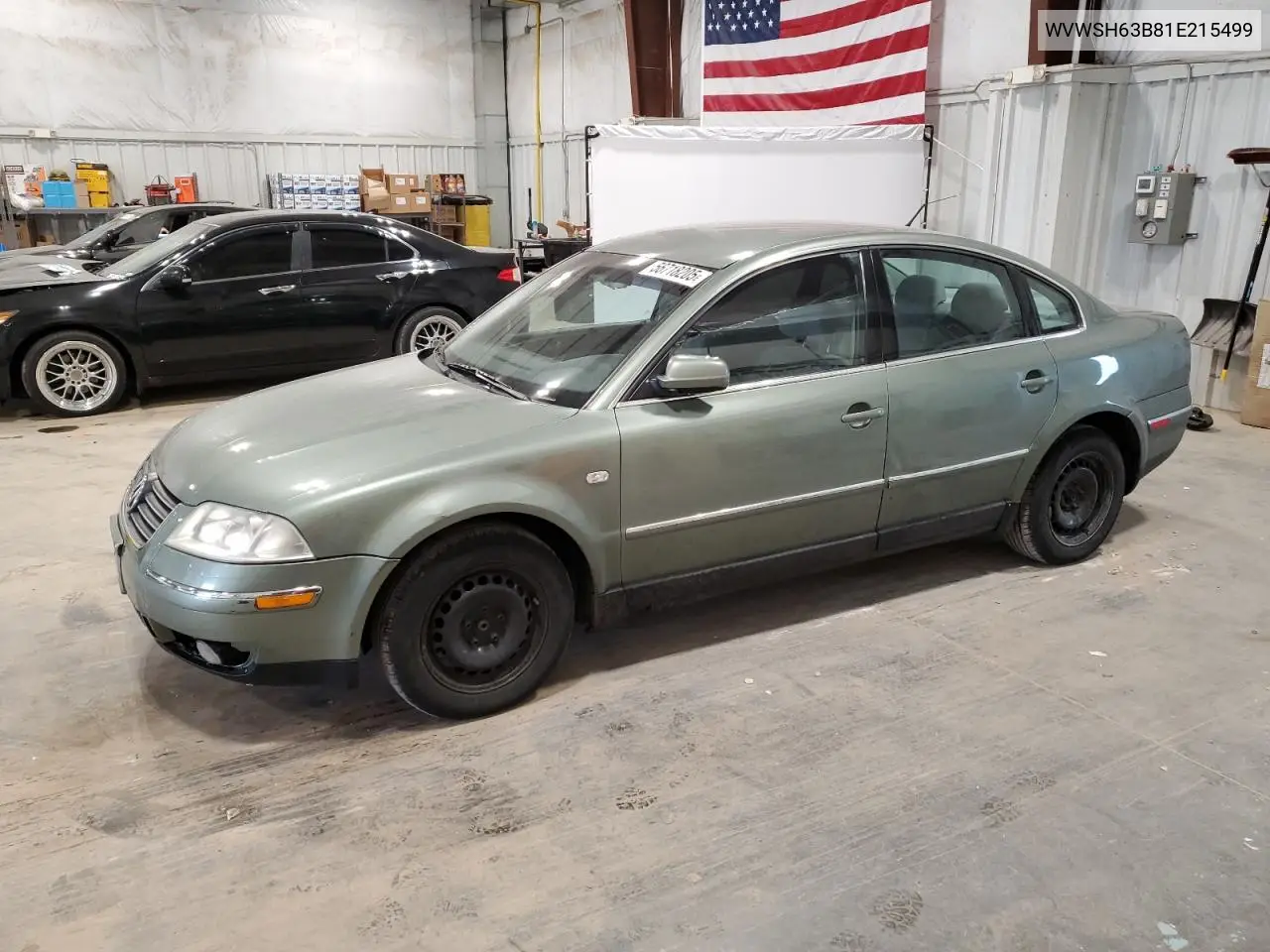 2001 Volkswagen Passat Gls 4Motion VIN: WVWSH63B81E215499 Lot: 56718205