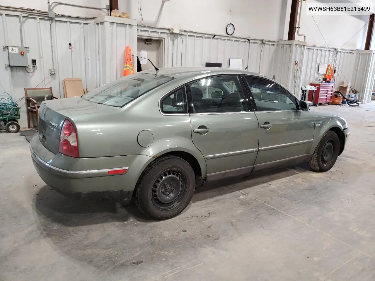 2001 Volkswagen Passat Gls 4Motion VIN: WVWSH63B81E215499 Lot: 56718205