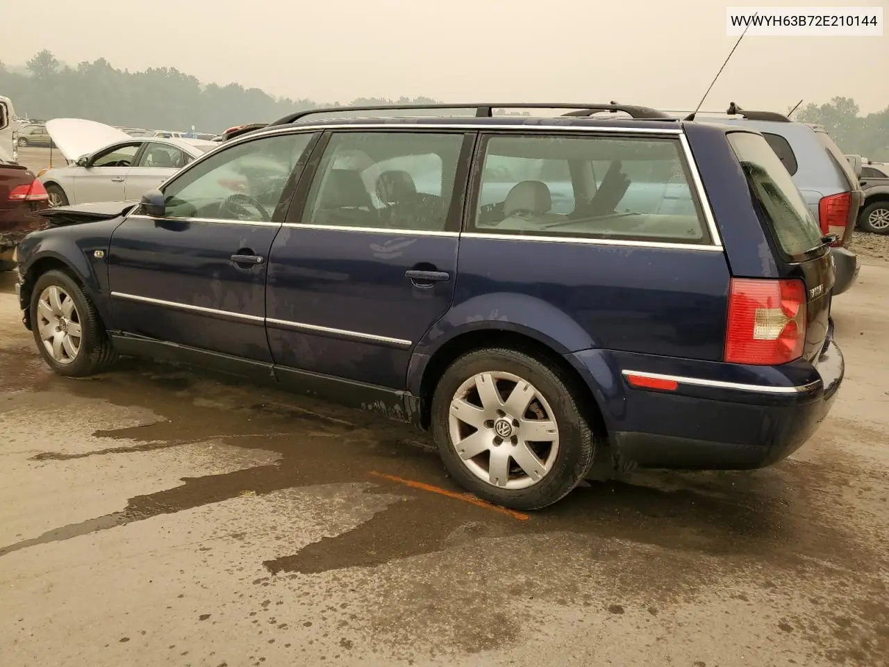 2002 Volkswagen Passat Glx 4Motion VIN: WVWYH63B72E210144 Lot: 54756875