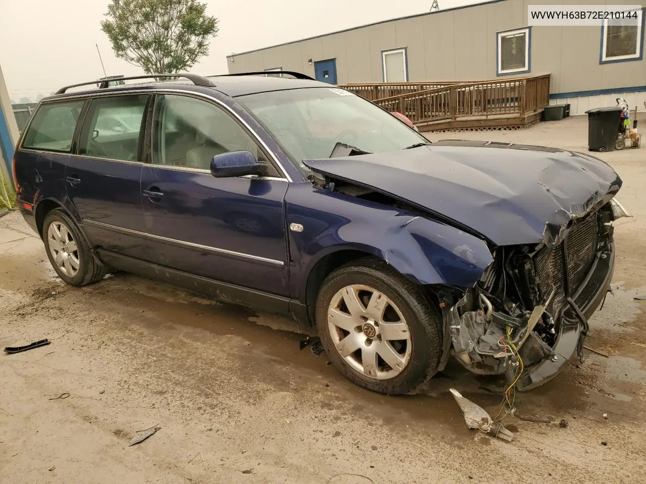 2002 Volkswagen Passat Glx 4Motion VIN: WVWYH63B72E210144 Lot: 54756875