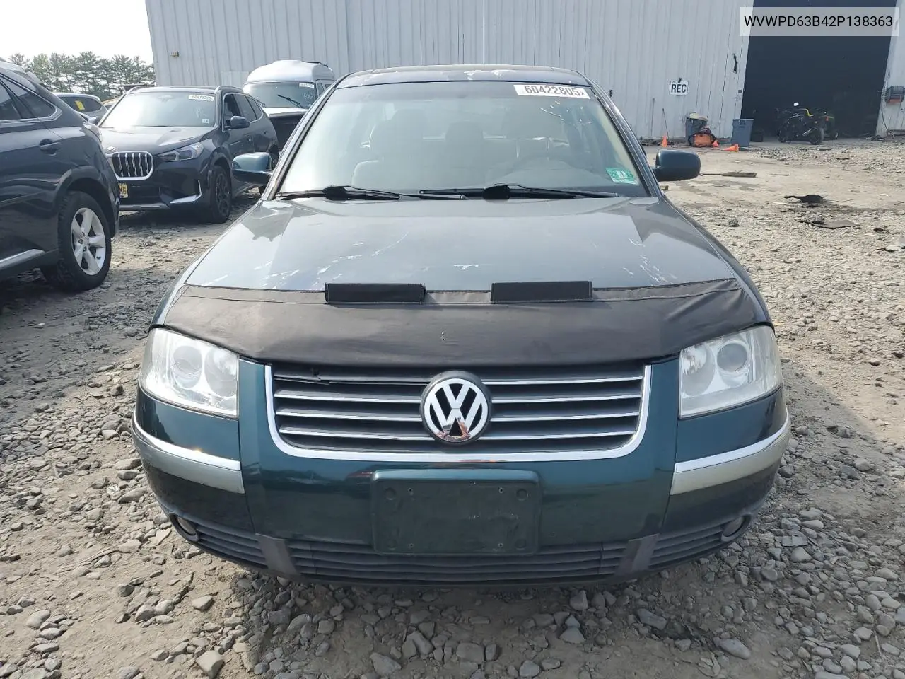2002 Volkswagen Passat Gls VIN: WVWPD63B42P138363 Lot: 60422805
