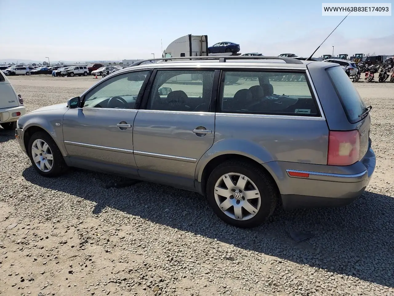 2003 Volkswagen Passat Glx 4Motion VIN: WVWYH63B83E174093 Lot: 50155945