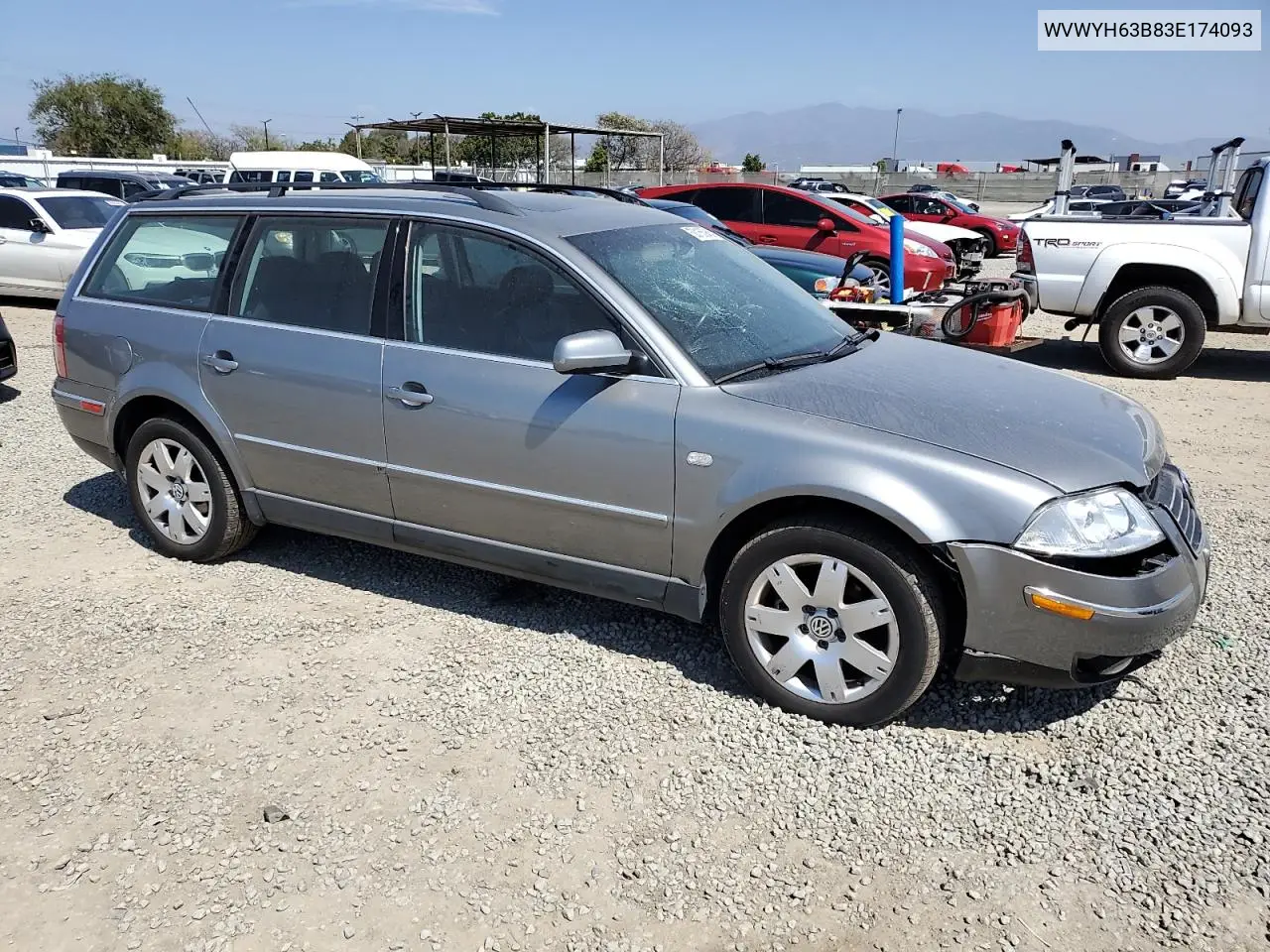 2003 Volkswagen Passat Glx 4Motion VIN: WVWYH63B83E174093 Lot: 50155945