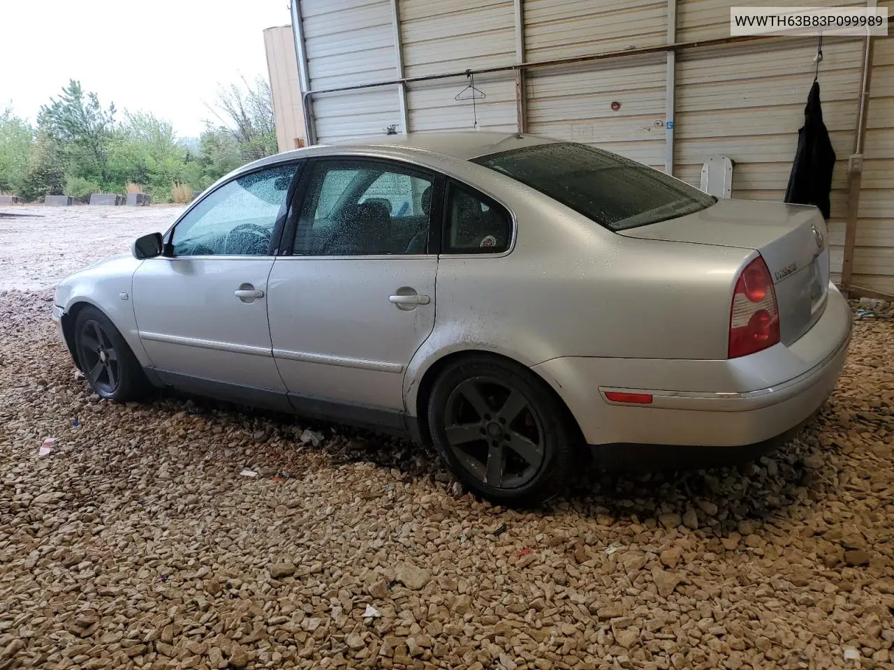 2003 Volkswagen Passat Glx 4Motion VIN: WVWTH63B83P099989 Lot: 51768685