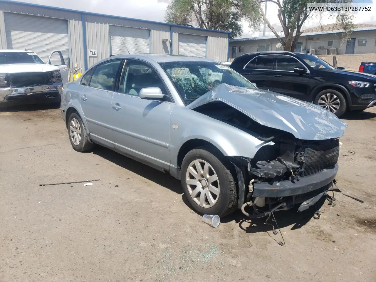 2003 Volkswagen Passat Gls VIN: WVWPD63B13P287752 Lot: 55531475
