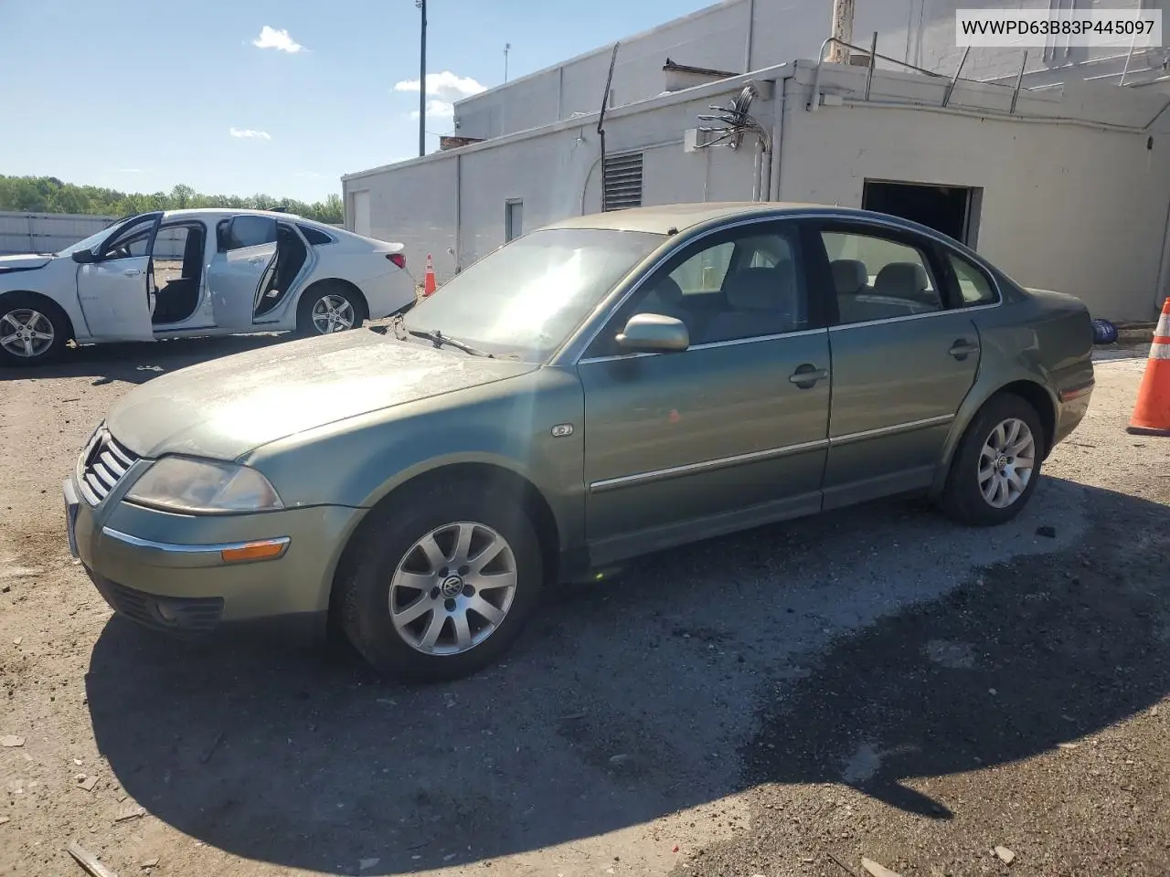 2003 Volkswagen Passat Gls VIN: WVWPD63B83P445097 Lot: 56161475