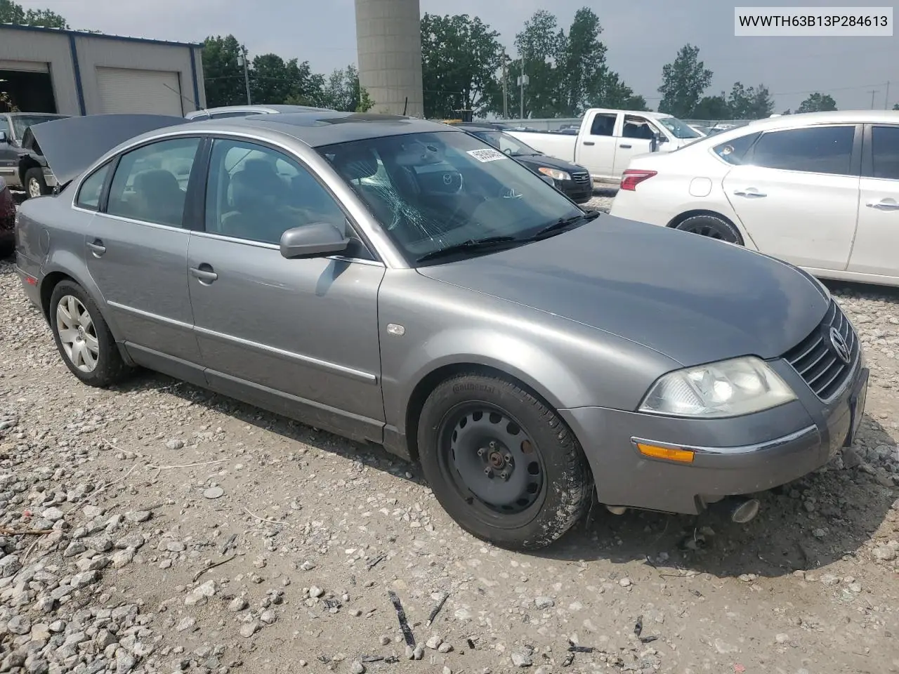 2003 Volkswagen Passat Glx 4Motion VIN: WVWTH63B13P284613 Lot: 59390405