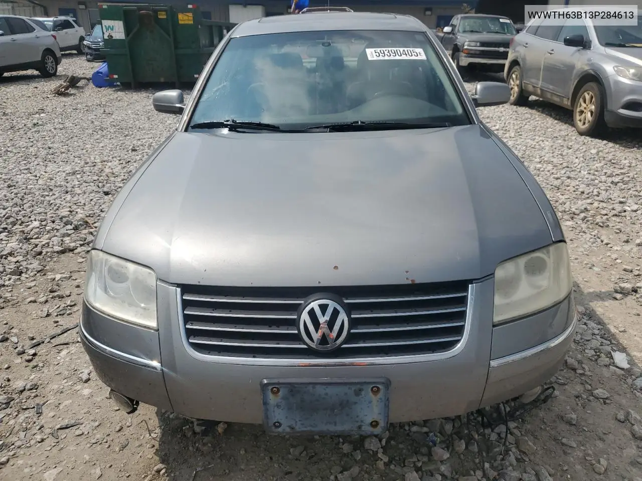 2003 Volkswagen Passat Glx 4Motion VIN: WVWTH63B13P284613 Lot: 59390405