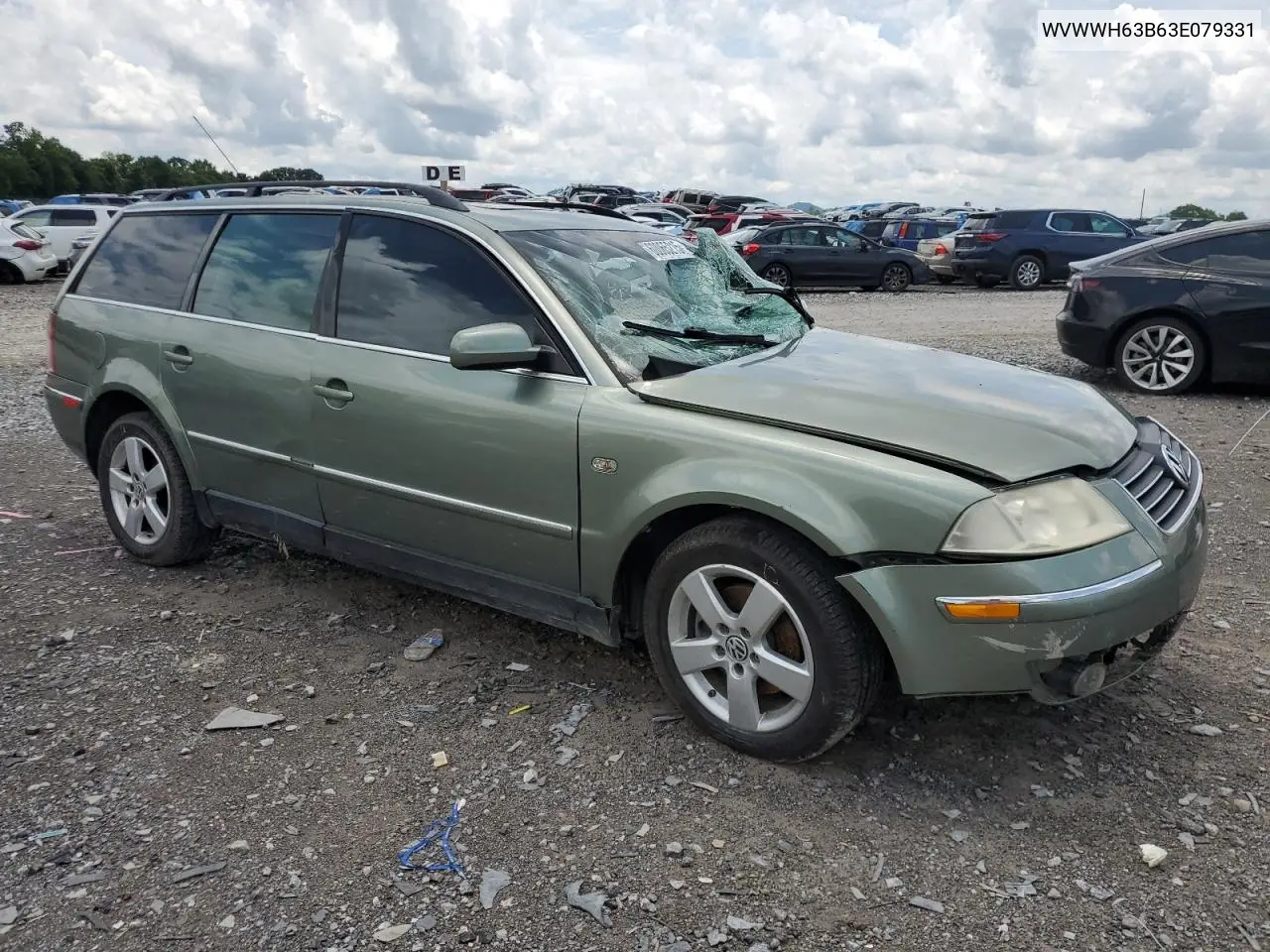 2003 Volkswagen Passat Glx VIN: WVWWH63B63E079331 Lot: 60065215