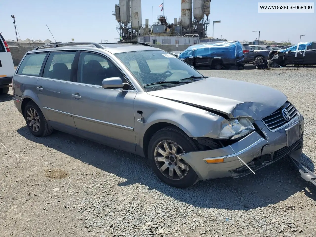 2003 Volkswagen Passat Gls VIN: WVWVD63B03E068400 Lot: 60284485