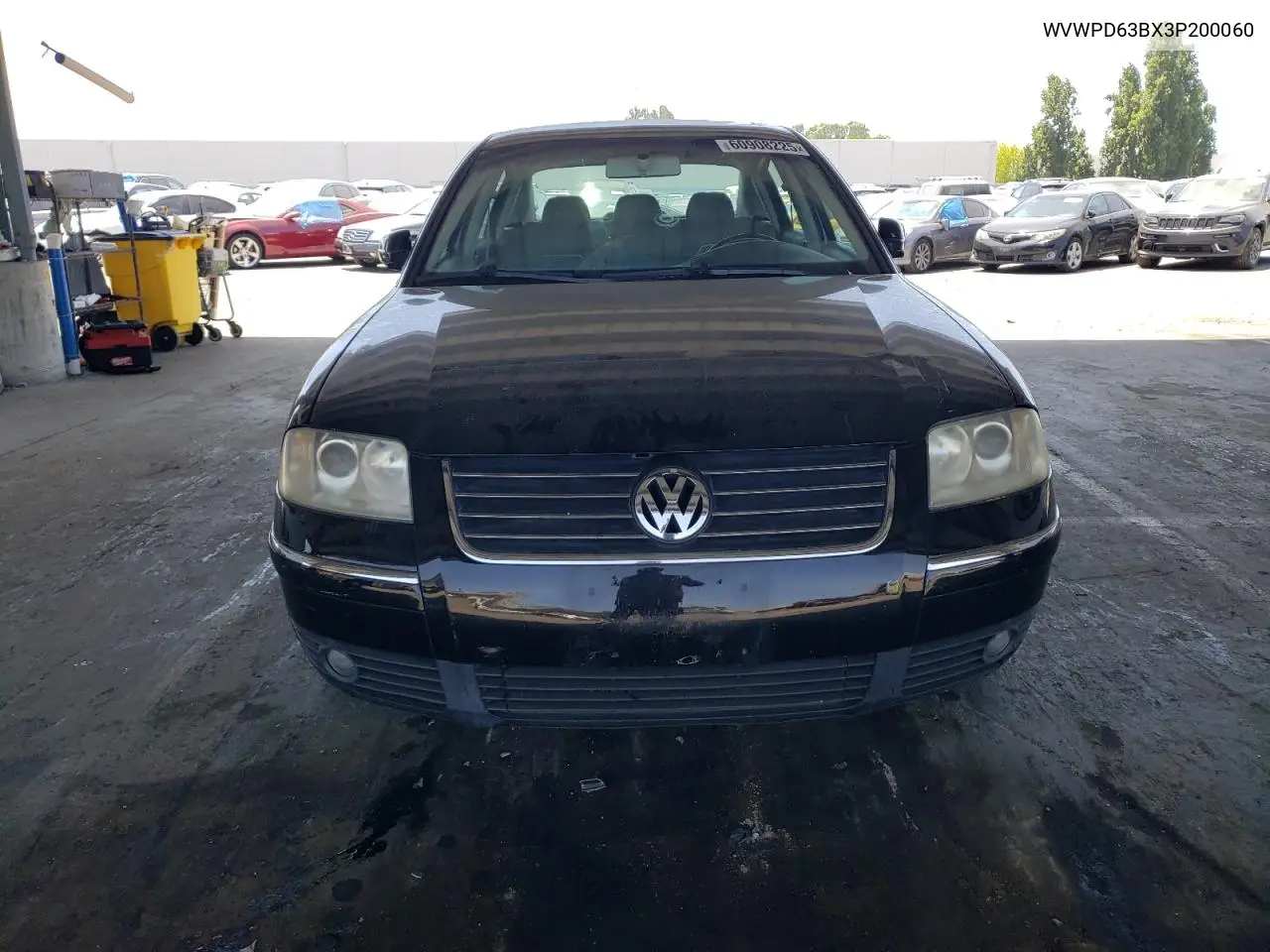 2003 Volkswagen Passat Gls VIN: WVWPD63BX3P200060 Lot: 60908225