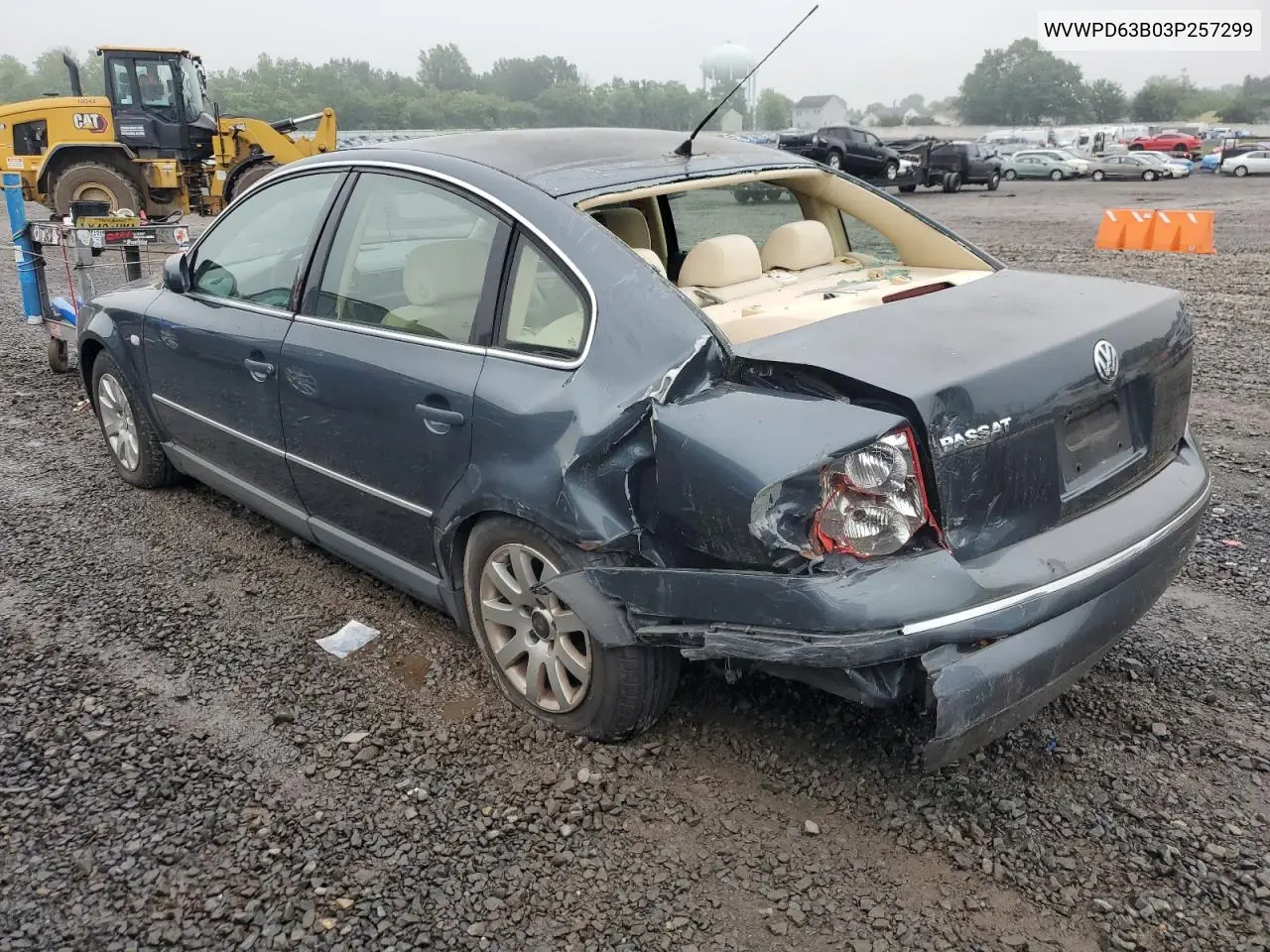 2003 Volkswagen Passat Gls VIN: WVWPD63B03P257299 Lot: 61214625