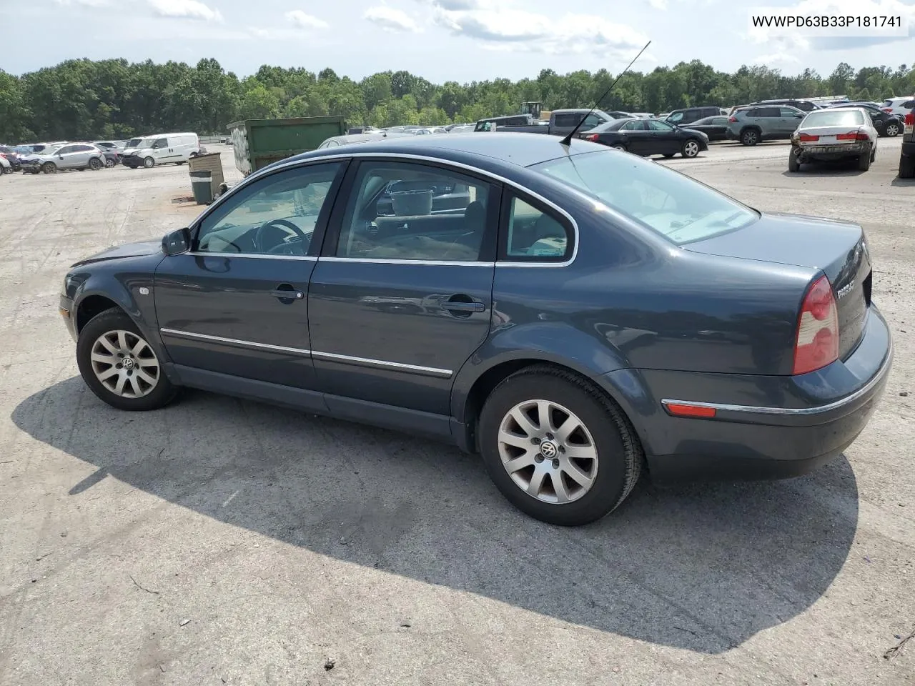 2003 Volkswagen Passat Gls VIN: WVWPD63B33P181741 Lot: 63219324