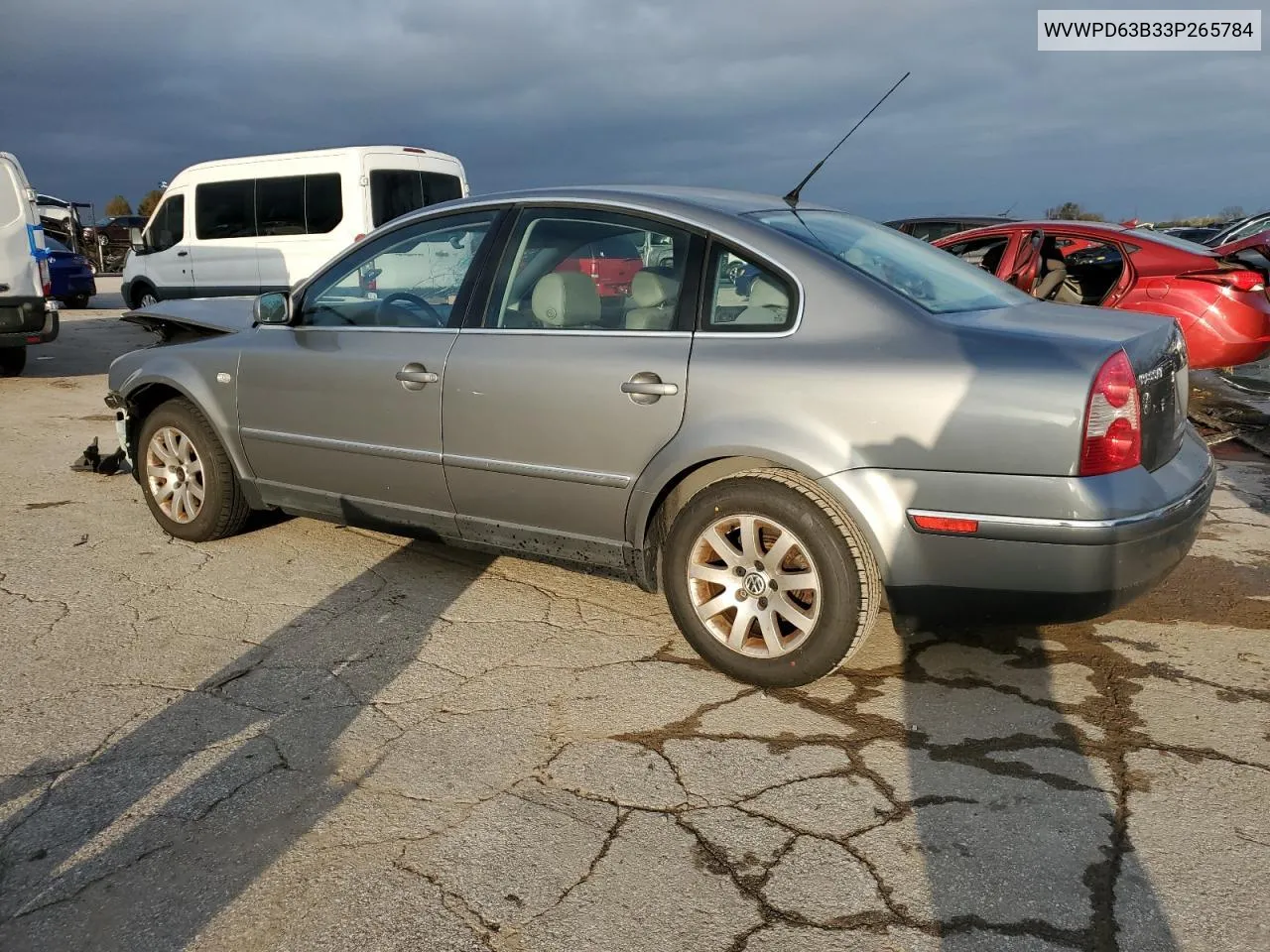 2003 Volkswagen Passat Gls VIN: WVWPD63B33P265784 Lot: 79492104