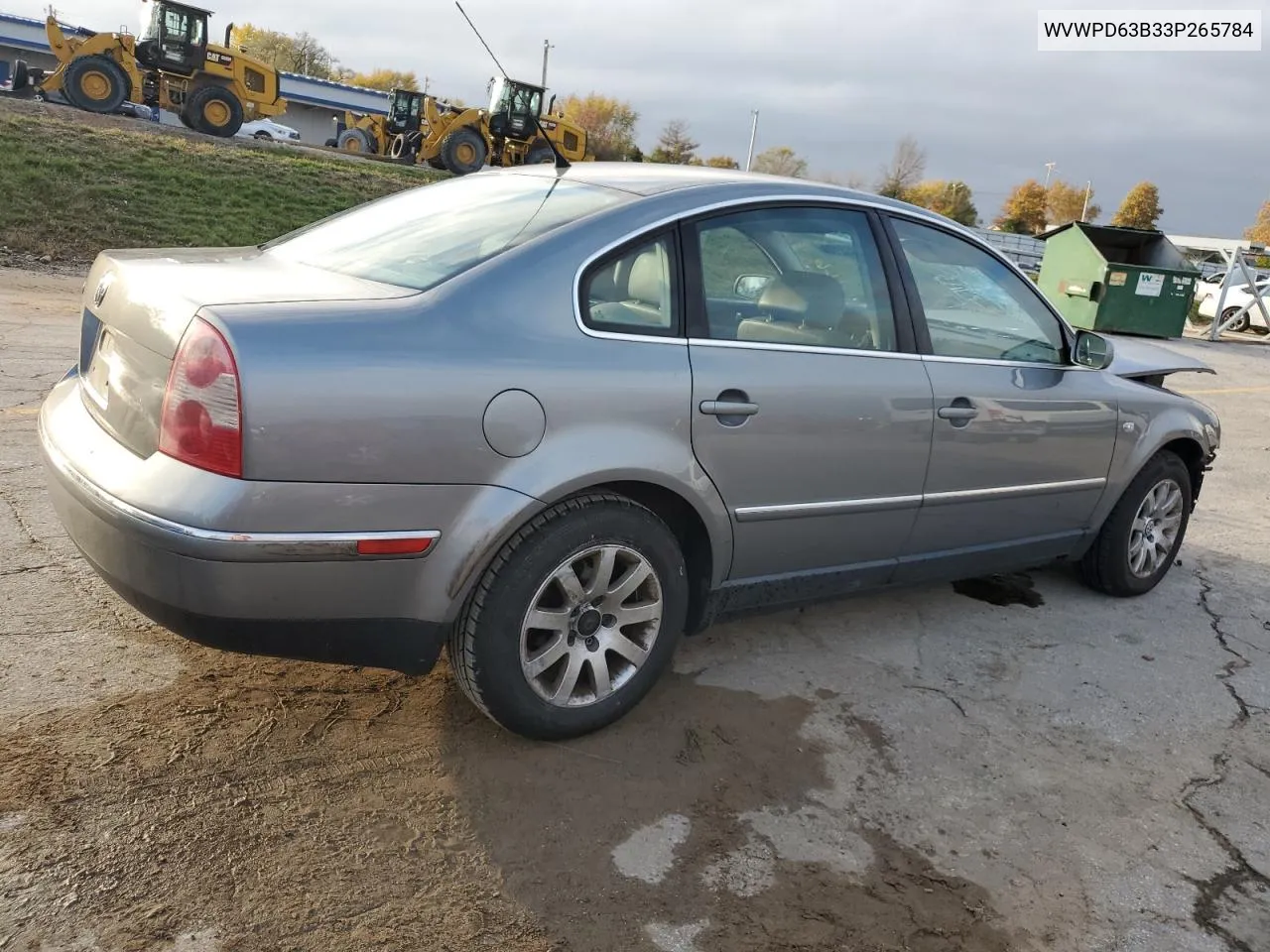 2003 Volkswagen Passat Gls VIN: WVWPD63B33P265784 Lot: 79492104