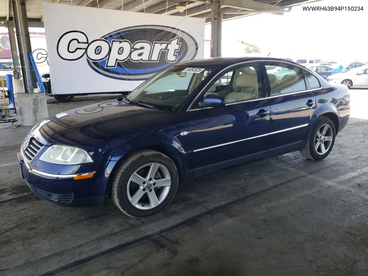 2004 Volkswagen Passat Glx VIN: WVWRH63B94P150234 Lot: 54092825
