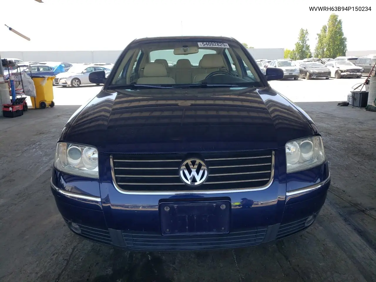 2004 Volkswagen Passat Glx VIN: WVWRH63B94P150234 Lot: 54092825