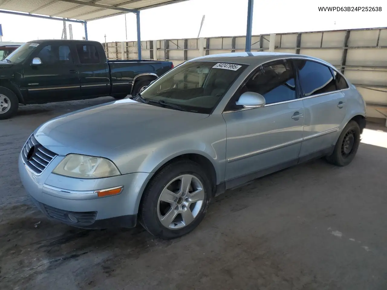 2004 Volkswagen Passat Gls VIN: WVWPD63B24P252638 Lot: 54247995