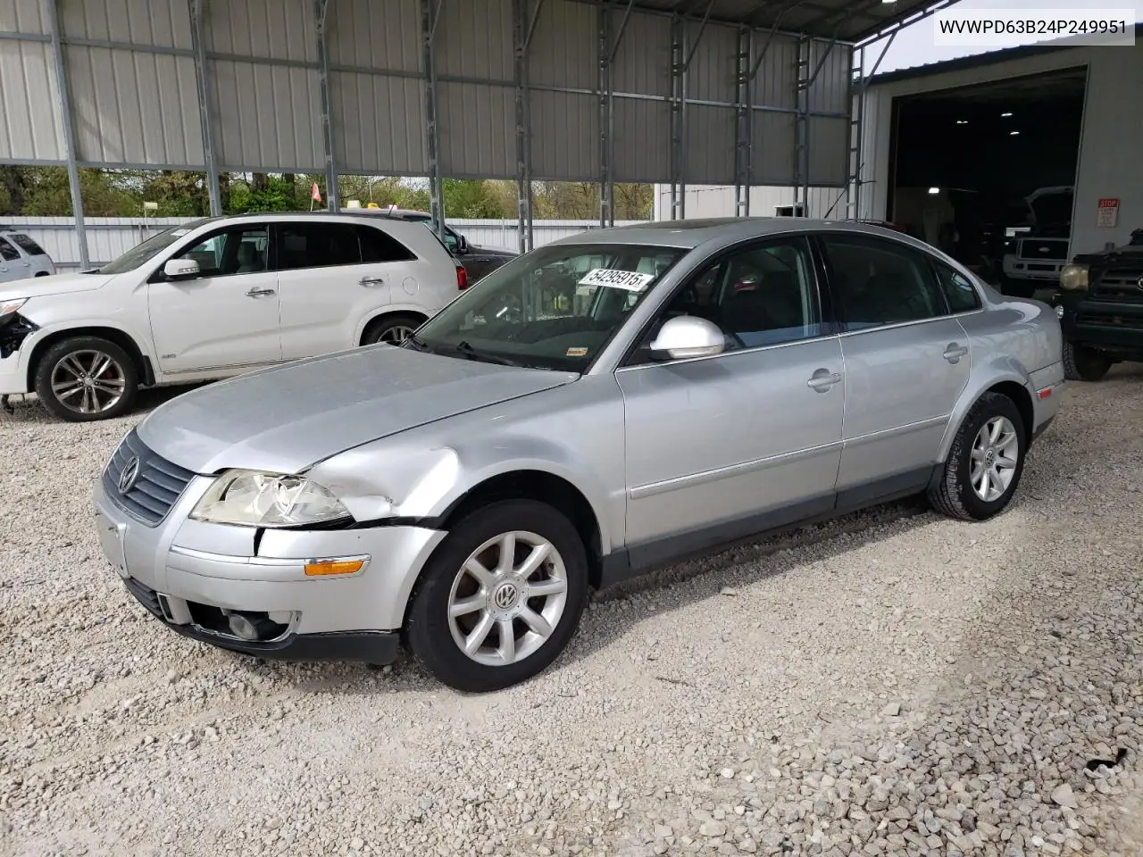 2004 Volkswagen Passat Gls VIN: WVWPD63B24P249951 Lot: 54295915