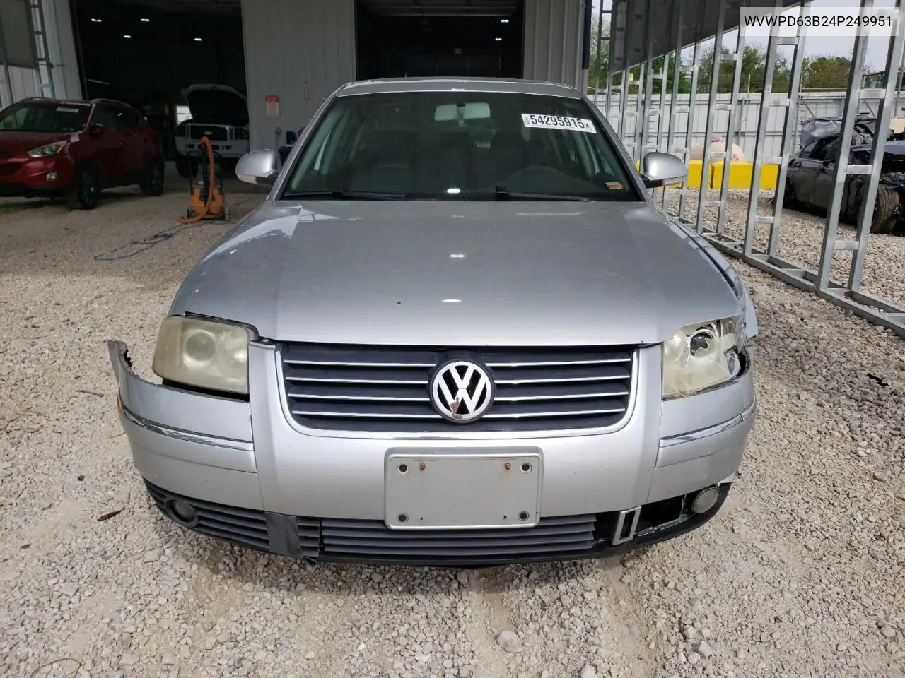 2004 Volkswagen Passat Gls VIN: WVWPD63B24P249951 Lot: 54295915