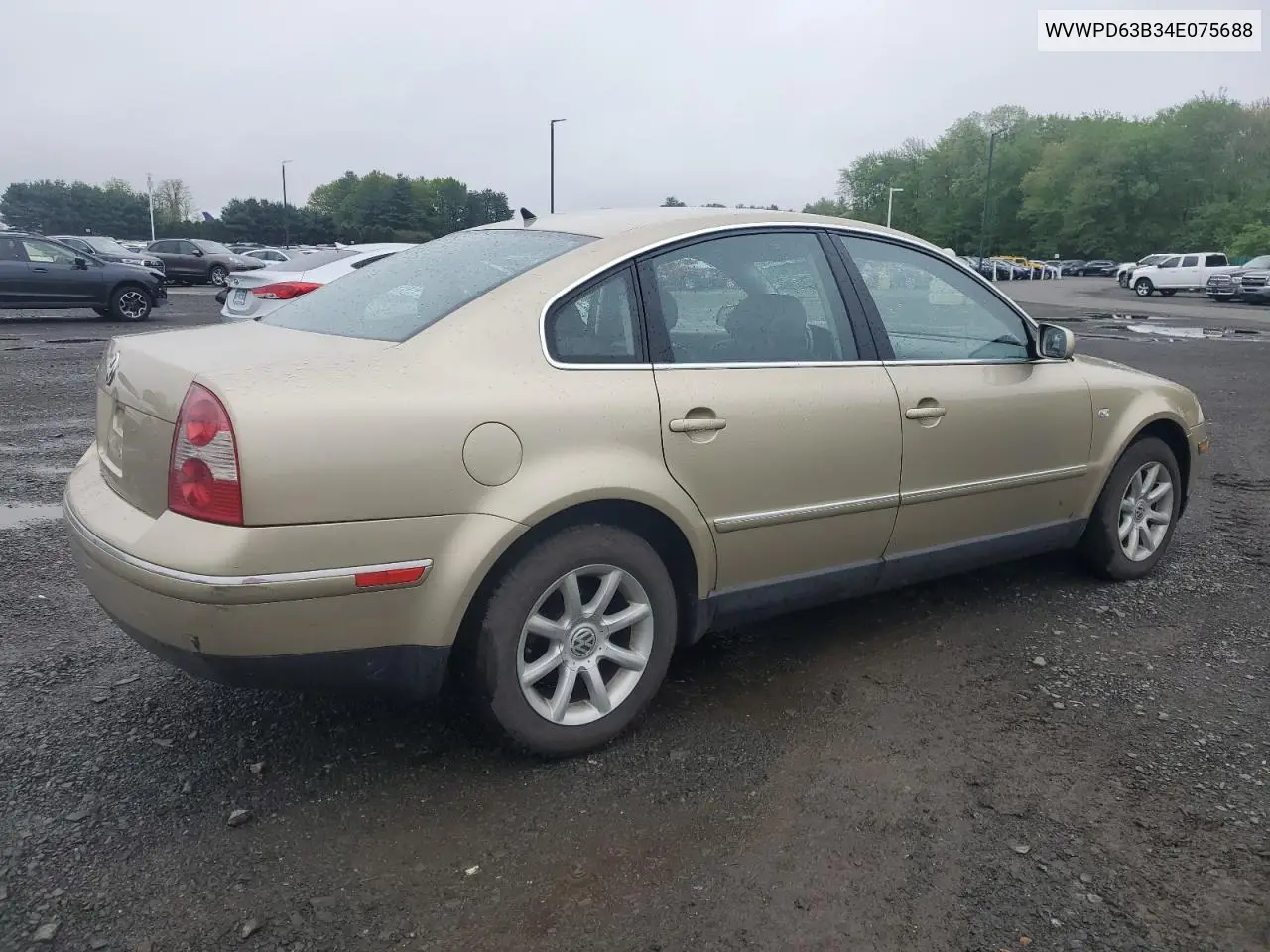 2004 Volkswagen Passat Gls VIN: WVWPD63B34E075688 Lot: 56297475