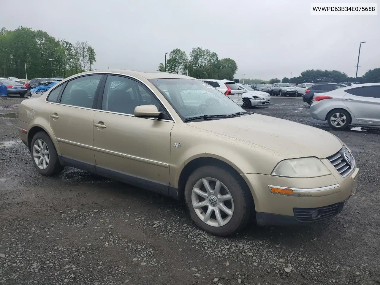 2004 Volkswagen Passat Gls VIN: WVWPD63B34E075688 Lot: 56297475