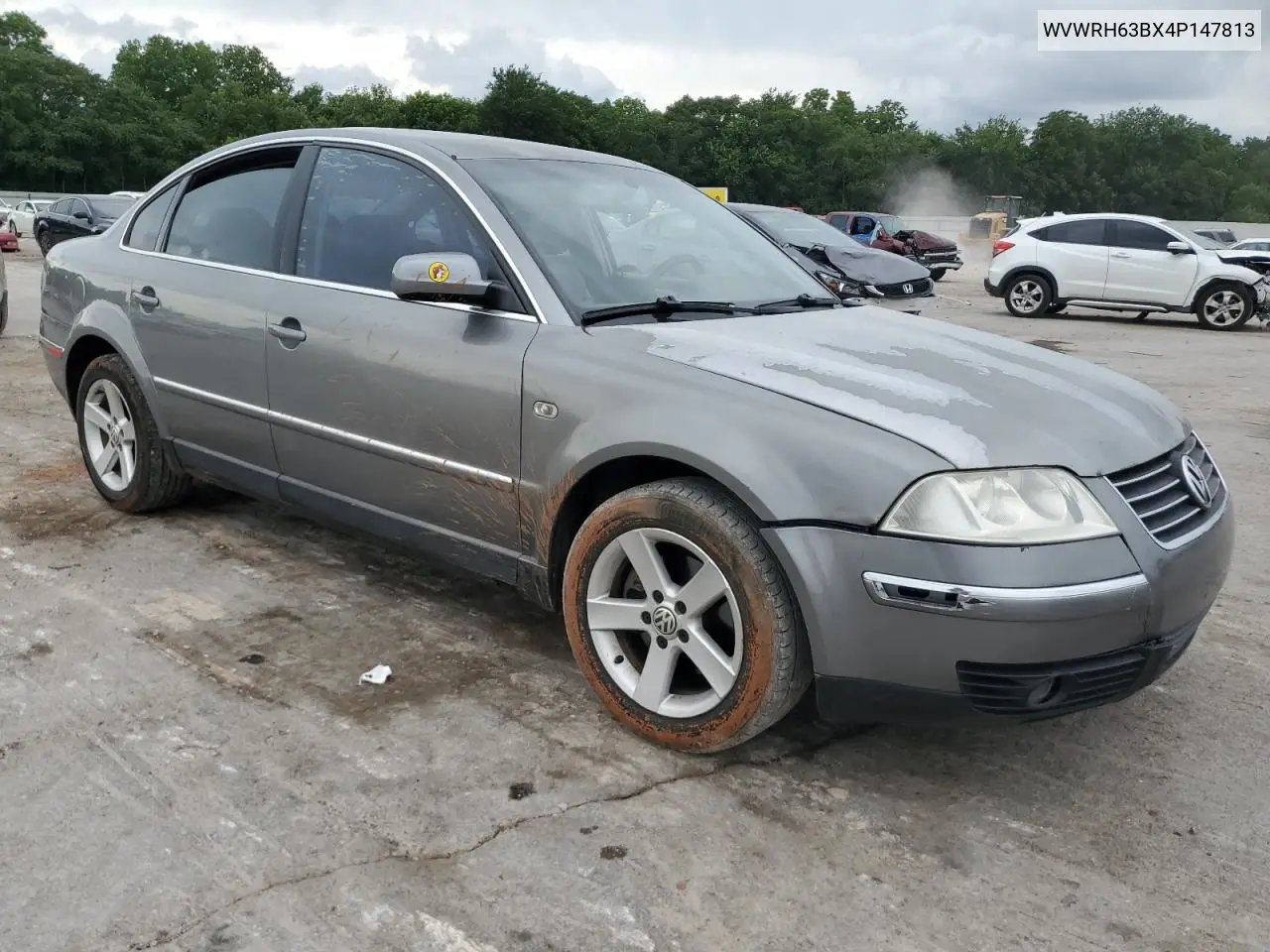 2004 Volkswagen Passat Glx VIN: WVWRH63BX4P147813 Lot: 59964085